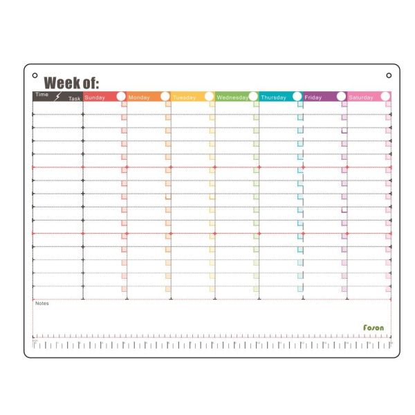 Buy Personalised Horizontal Magnetic Fridge Calendar Monthly Notepad at wholesale prices