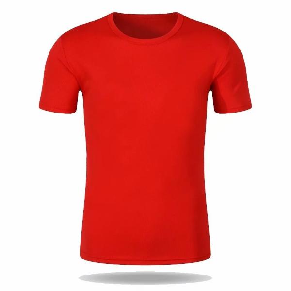 Polyester Basic Plain Men O Neck Blank T Shirts 140gram Sustainable