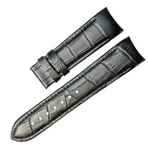 16mm - 22mm 2 Piece Curved Replacement Leather Strap