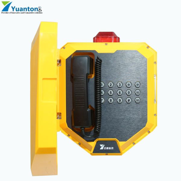 Buy Voip Network Wall Mounting Weatherproof Industrial Telephones Aluminum Alloy at wholesale prices