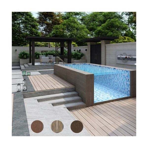 Buy Custom Glass Panel Wall Window Prefab Swimming Pools for Hotel 30 Years Non-Yellowing at wholesale prices