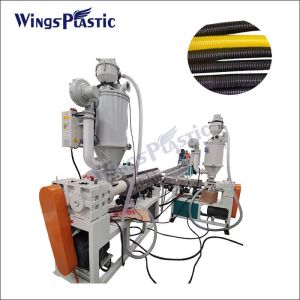 Automatic Plastic Vacuum Cleaner EVA Spiral Soft Hose Pipe Extruder Extruding