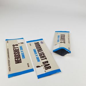 Wholesale Custom Printed Back sealed Pouches Chocolate Energy Bar Cookies Snack
