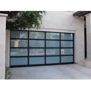Quality Safety White Aluminum Sectional Door with Excellent Insulation And Elegant Powder Coating 9x8 9x7 16x7 for sale