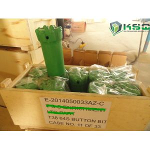 High Wear Resistance Thread Rock Button Drill Bit With Mining Machinery Part