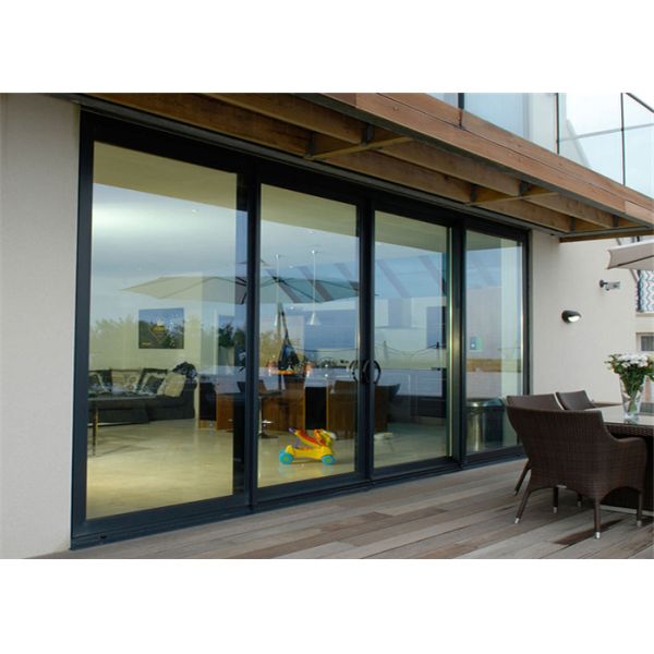 Hot Sale High Quality Aluminum Door With Glazed Glass For House Building From China Supplier