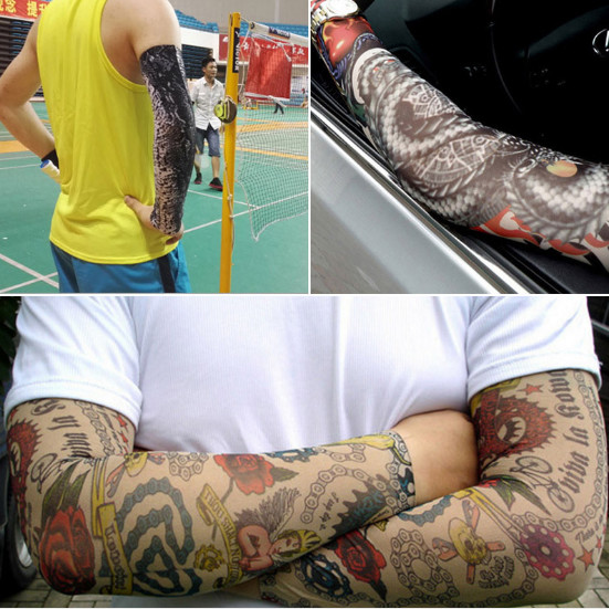 Tattooing Tattoo Sleeve, Outdoor Driving Riding Mountain Climbing Sun Protection Sleeves, Playing Golfing Arms