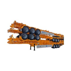 CIMC Steel 3-Axle Container Transport Semi-Trailer with Mechanical or Air