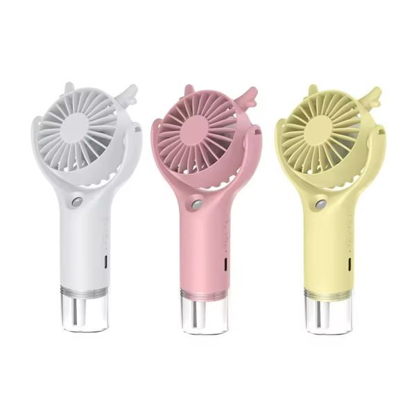 Buy 2025 New Arrival Portable Cooling Water Spray Handheld Misting Fan Mini Wireless Mini Portable Hand Fan Rechargeable Mist Fan at wholesale prices