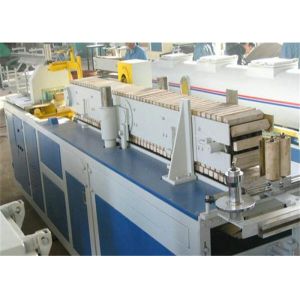 WPC Deck Profile Making Machine , wpc pvc Profile Production Line / Profile