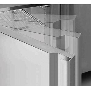 Practical Stainless Steel 500L Fridge Freezer , Soundless Commercial Upright