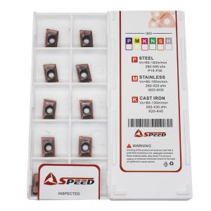 Tungsten Indexable Apkt 1003 Inserts Apkt160408 RDMT Square Shape