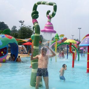 Customized Spray Aqua Play Water Game, Fiberglass Water Park Equipment