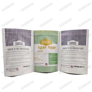 Custom Food Packages Reusable Pouch Environmentally-Friendly Material Kraft