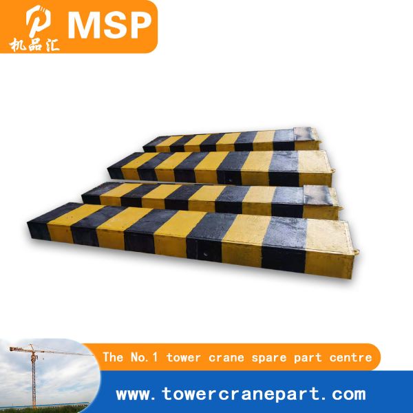 Crane Counterweight Flat Top Tower Crane Component For Urban Construction Projects