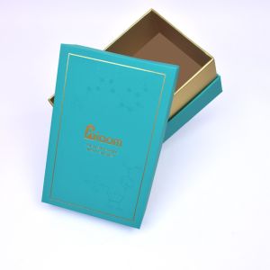 rectangle gift boxes with lids wholesale With Full Color Printing And UV Coating