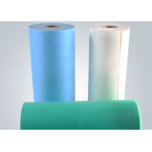 Hospital Medical Printed Non Woven Fabric / Laminated PP Non Woven Material