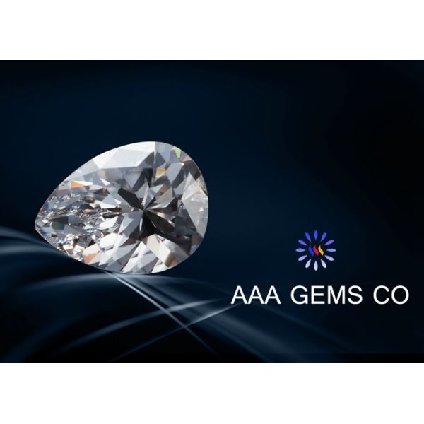 Buy Classical Pear Shaped Moissanite White , Forever Brilliant Moissanite at wholesale prices