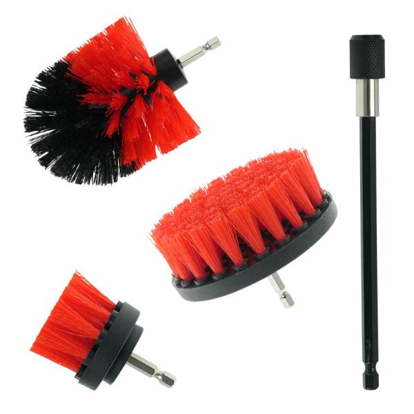 Electric Bathtub Bathroom Scrubber Drill Attachment Brush Polypropylene OEM