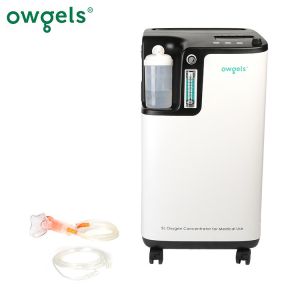 Portable 5L Medical Oxygen Concentrator Low Noise 96% High Purity