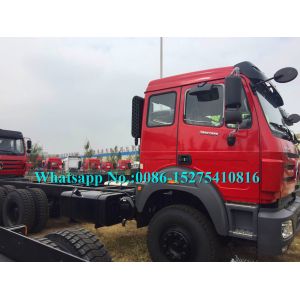 Red Military Use 6x6 Cargo Truck / Off Road Cargo Truck Adopt Benz Technology