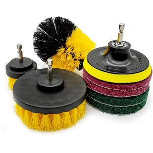 1.25in Long Drill Cleaning Brush Set 8pcs Different Stiffness