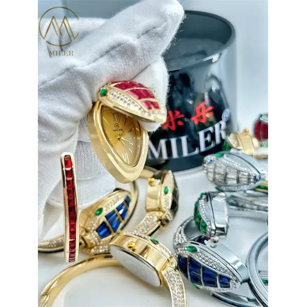 Miler Factory Low Price Gift Wristwatch Couple Set Custom Logo Stainless Steel Watch