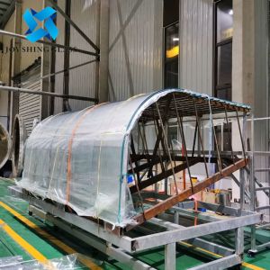 China Ultra Clear Curved SGP Laminated Glass For Lighting Ceiling on sale