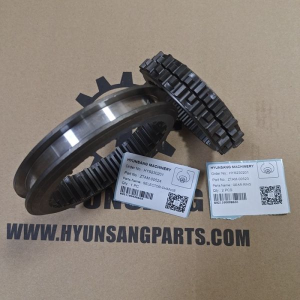 ZTAM-00523 Gear Ring ZTAM-00524 Change Selector For Excavator R55W7 R55W9