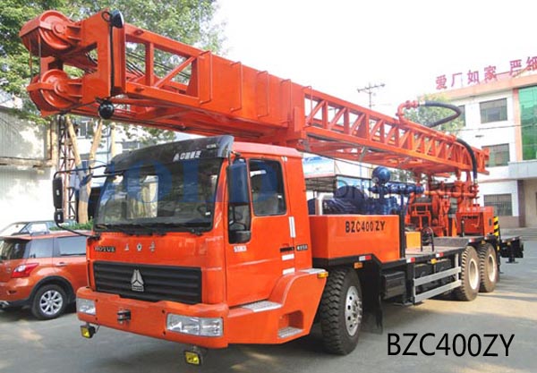 Buy 350m Depth BZC350ACZ truck mounted water well drilling rig at wholesale prices