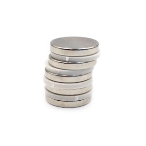 Strong N52 Round Permanent Disc Neodymium Magnet Bright Silver