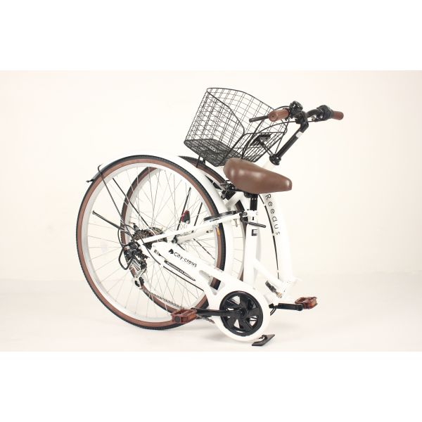 Aluminum Alloy Fork Material Folding Urban Cycle For Comfortable City Living