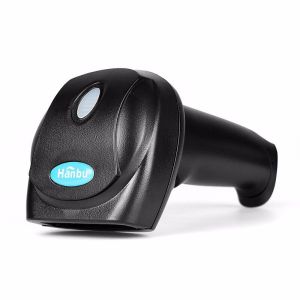 1D Laser USB Barcode Scanner Wired Support Multiple Language System