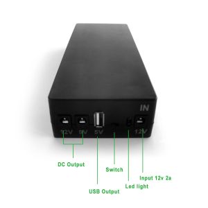 36W Output Power Smart Mini UPS 20000Mah Pawer Bank Para Router