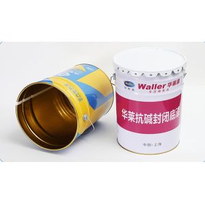 5 Gallon Round Steel Pail With Removable Lid Stackable And Durable UN Rated