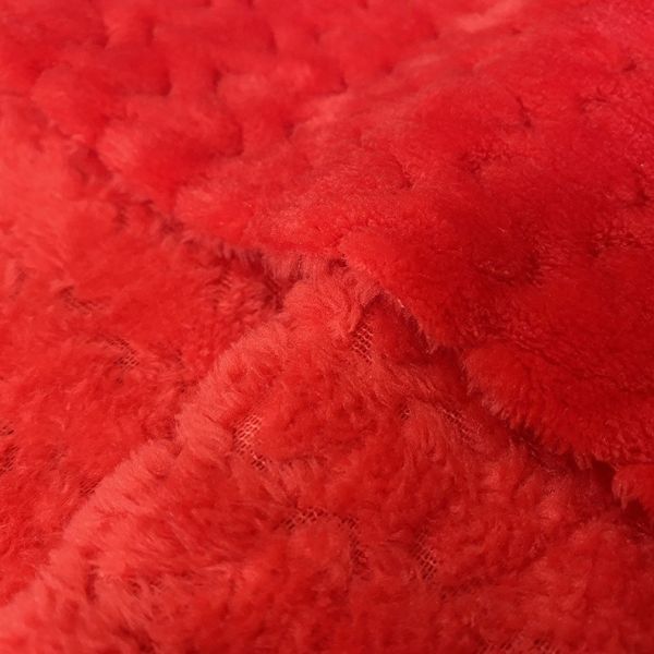 Buy 340gsm 100 Polyester Fleece Fabric Bedding Blanket Shoes at wholesale prices