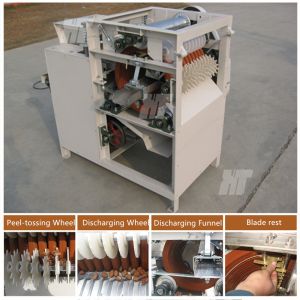 Chickpeas Chana Peeling Machine 250kg/H Groundnut Frying And Peeling Machine