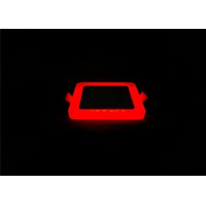 Super Slim 6 Watt Led Panel Light Square Concealed Cold White With Red Edge Lit