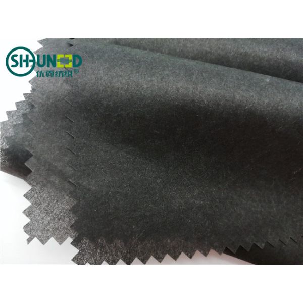 Easy Tear Away Embroidery Backing Fabric Wet Laid Non Woven Fabric Black Color