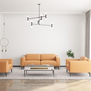 Comfortable Modern Office Sofa With Wooden Frame