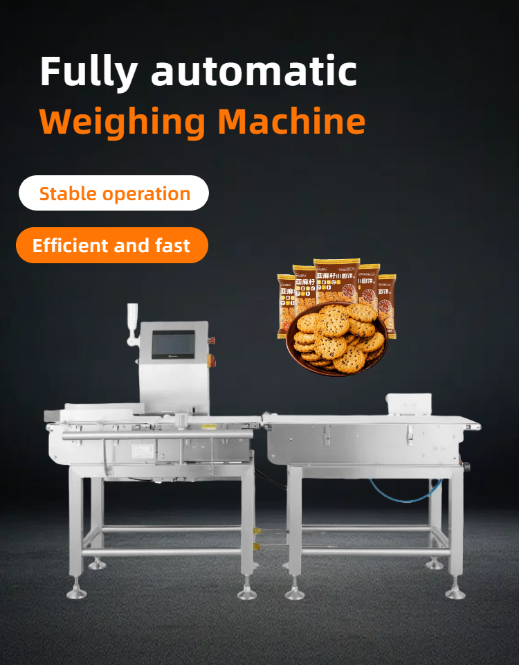 Fully Automatic High-precision All-in-one Automatic Weighing Machine with Reject System Industrial Belt Food Checkweigher