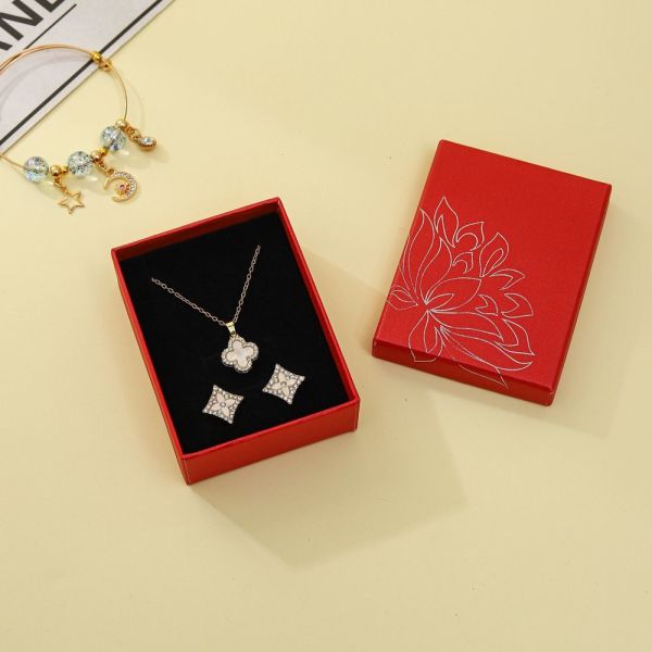 Black Foam Insert Luxury Jewelry Paper Packaging Gift Box