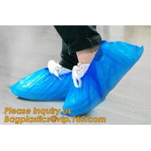 China custom waterproof SMS pp non woven medical surgical use Polypropylene Disposable Shoe Cover non skid anti skid bagease on sale
