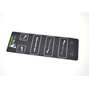 Water Resistant PET Membrane Control Panel With 3M55230 Real Adhesive