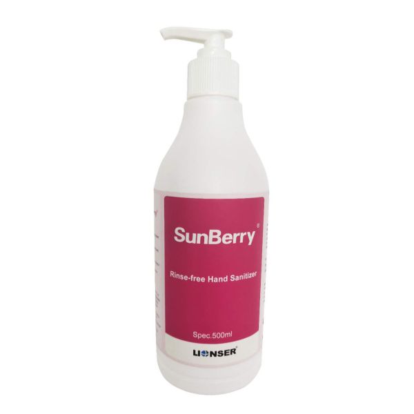 Hand Sanitizer Liquid For Hospitals Sunberry Rinse-free Hand Sanitizer Alcohol 63.00%~77.00%
