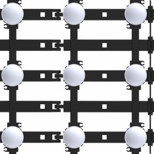 Video Picture Graphic Text Message Display LED RGB Mesh Screens For Building