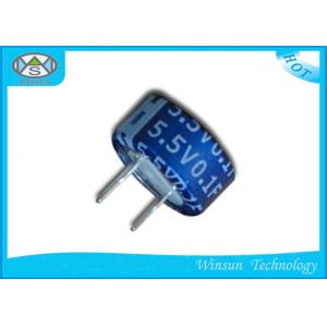 Button C Type Super Farad Capacitor Low ESR Blue 5.5V One Farad Capacitor