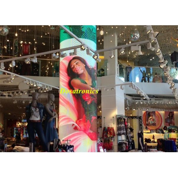 Indoor Full Color SMD P6 LED Flexible Screen Advertising LED Display Board 128