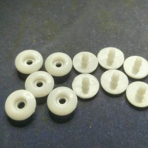 wholesale 4 parts lower price plastic snap fastener 10mm 12mm white plastic snap