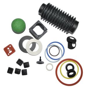 Nbr Epdm Silicone Fkm Custom Molded Rubber Products 20-90 IRHD